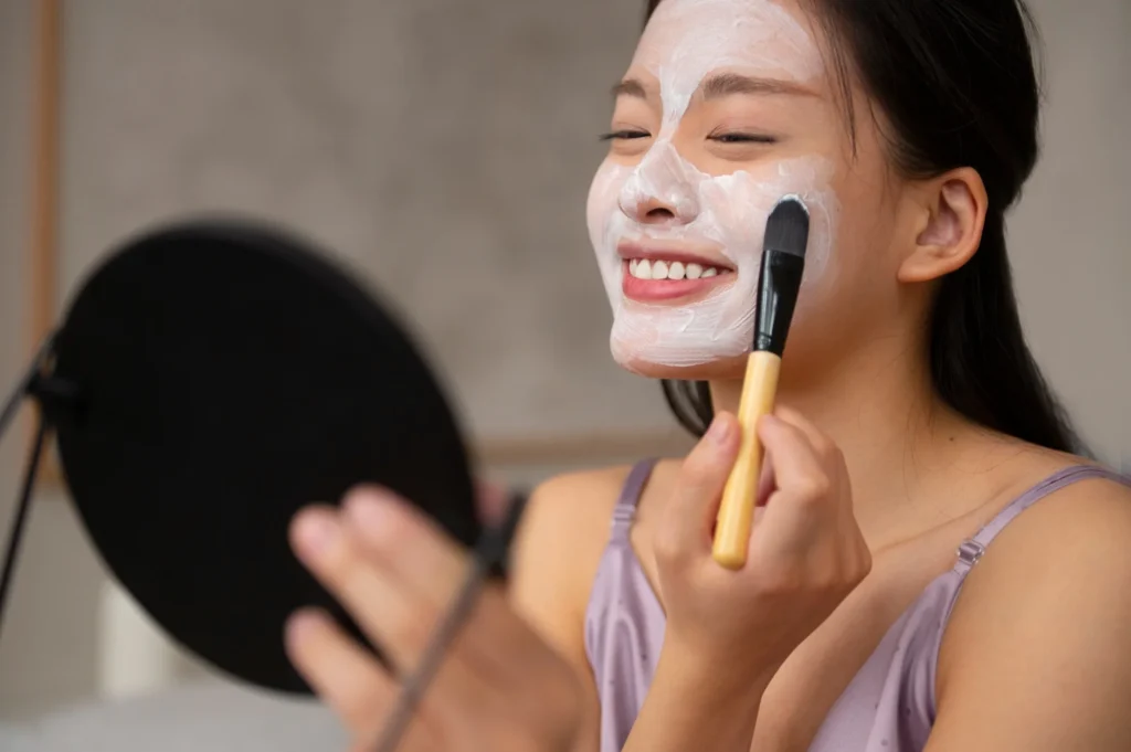 korean-woman-doing-skincare