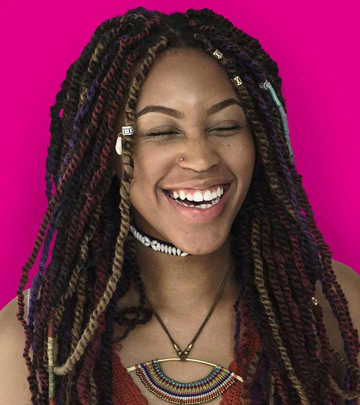 Accessorized Kinky Twists