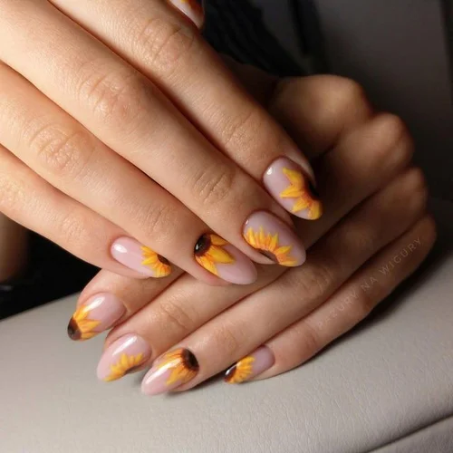 Blooming Florals Solar Nails designs