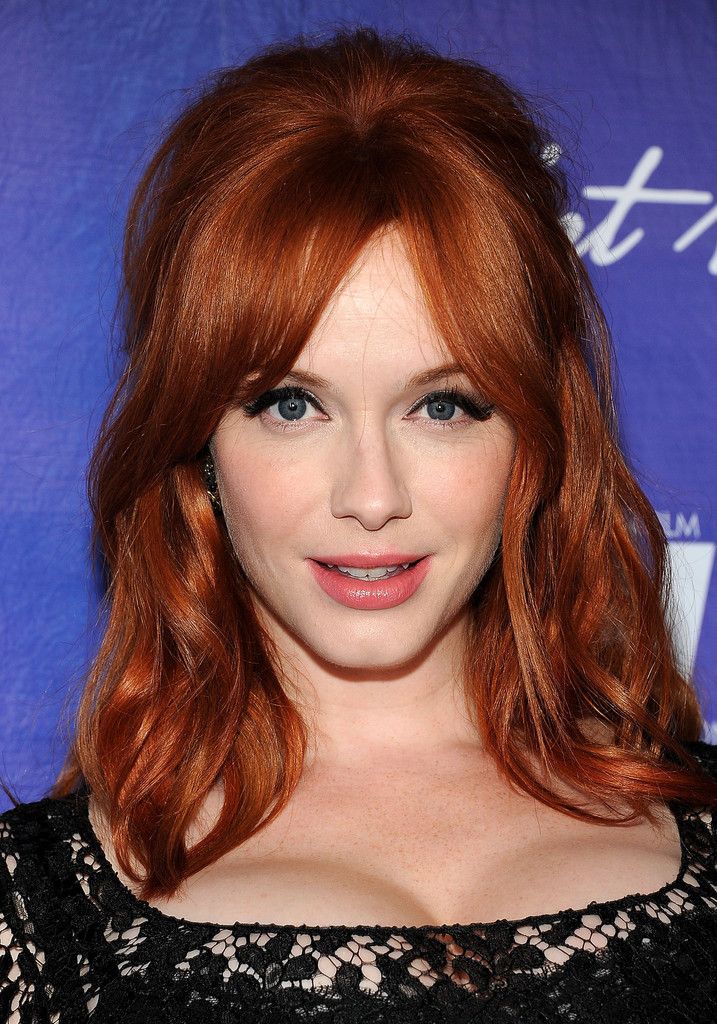 Christina Hendricks with red hair