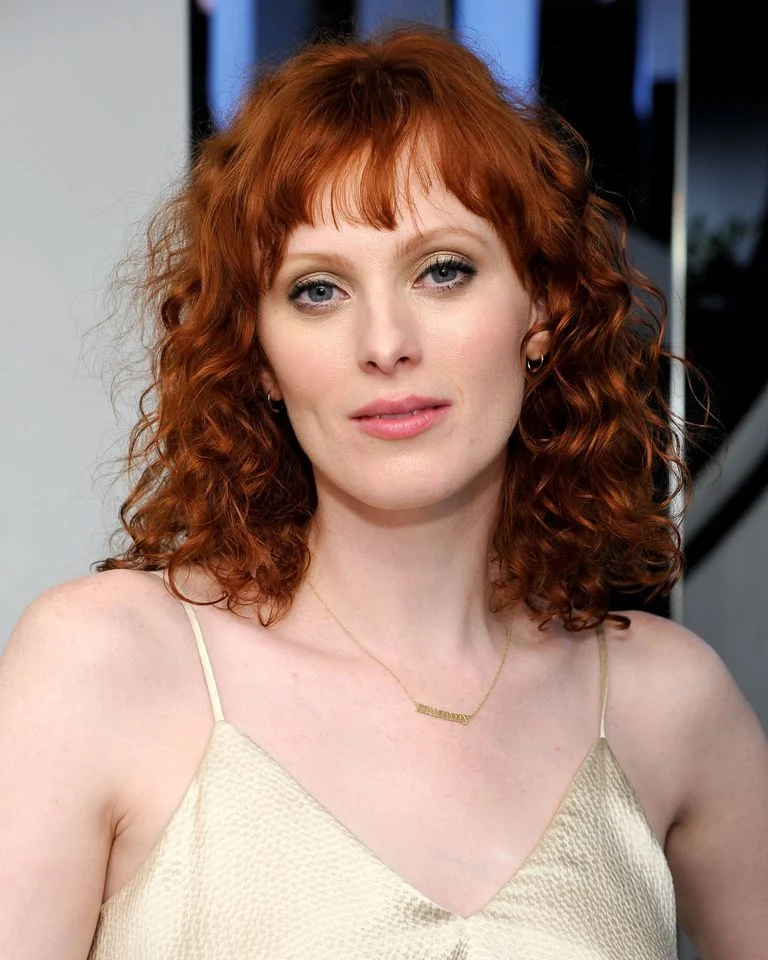 Karen Elson with red hair