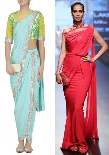 Pre-Stitched Saree Draping Style