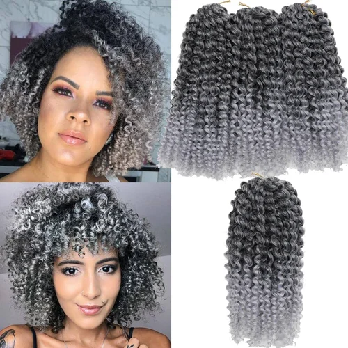 Short Kinky Twists with Subtle Curls
