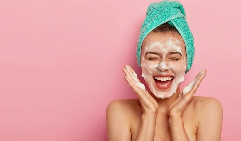 cleansing your face regularly