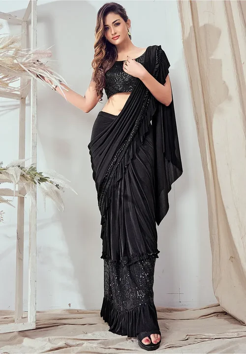 Butterfly Saree Draping Style