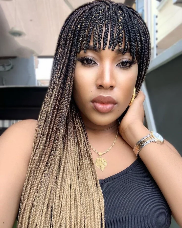 Braided Bangs