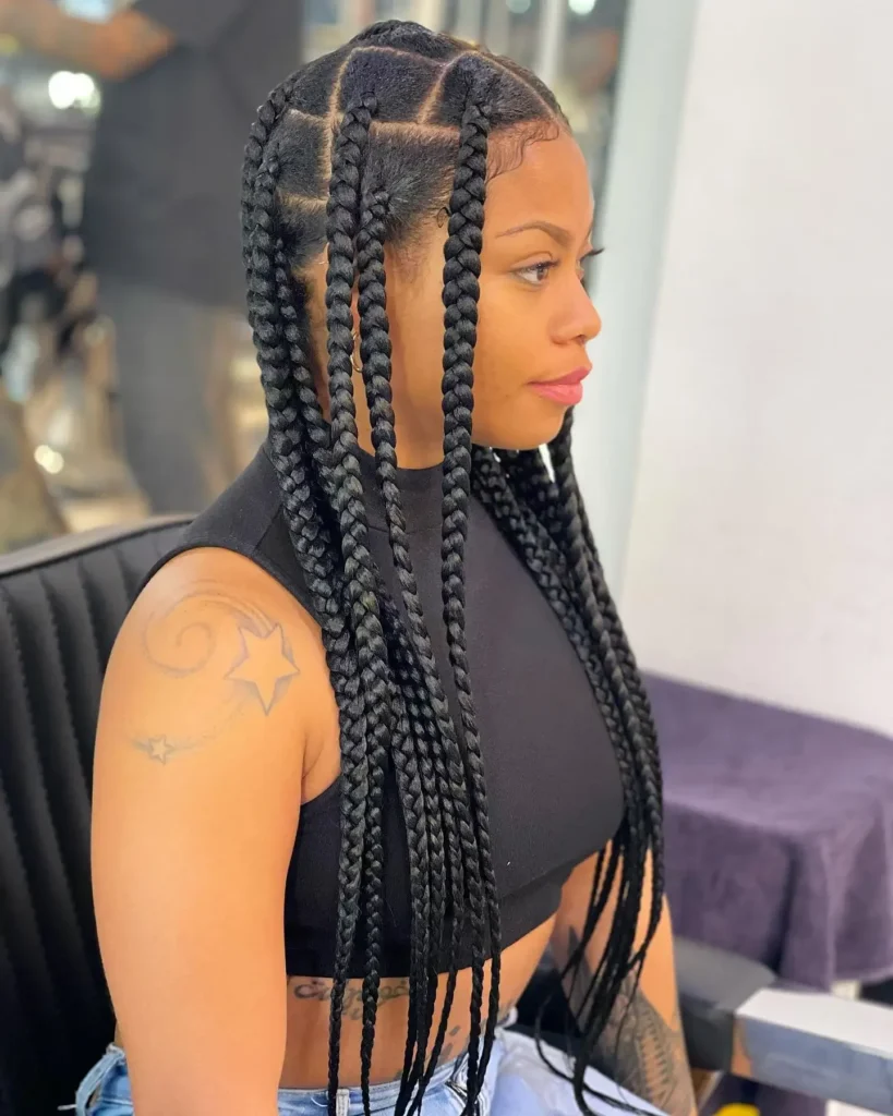Long Tribal Braids