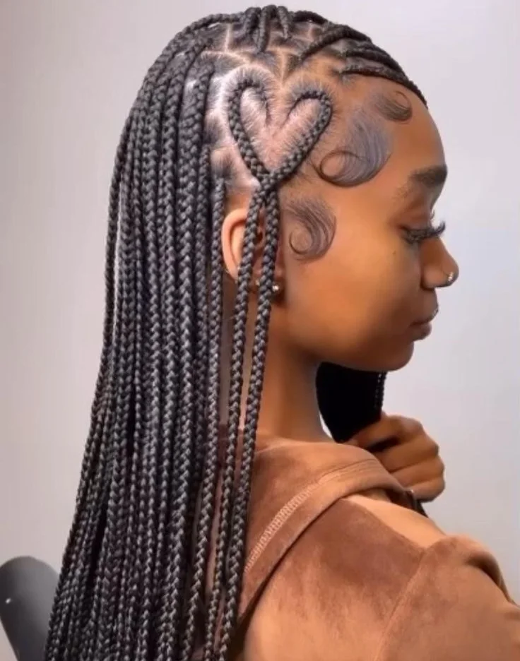 Tribal Braids with Heart