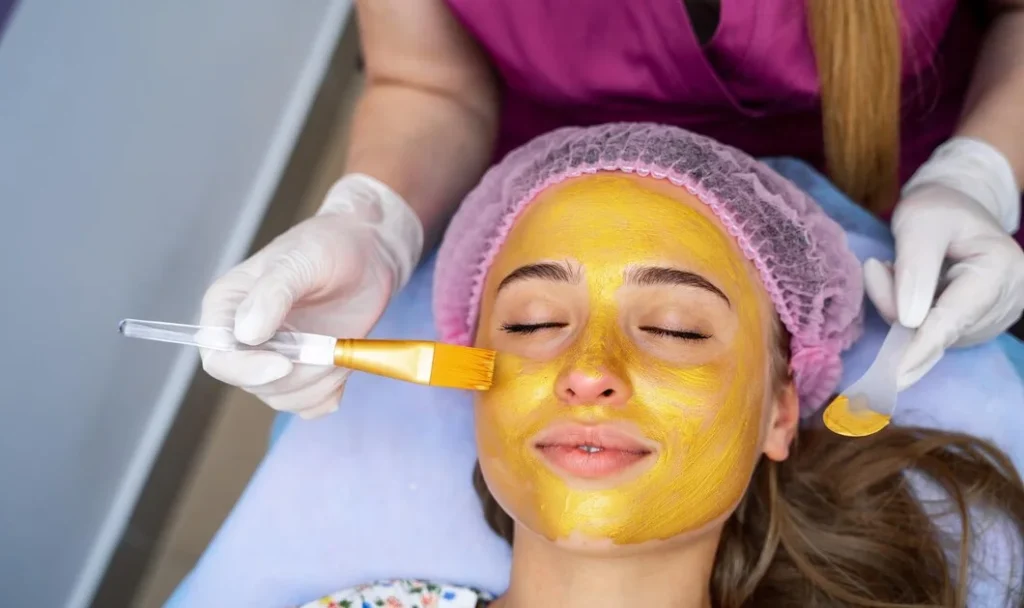 Turmeric face mask