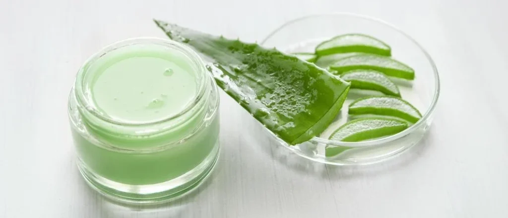 Aloe Vera Gel face mask