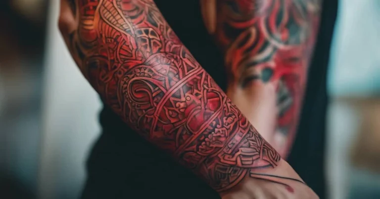Red Tattoo on Dark Skin: Tips & Ideas