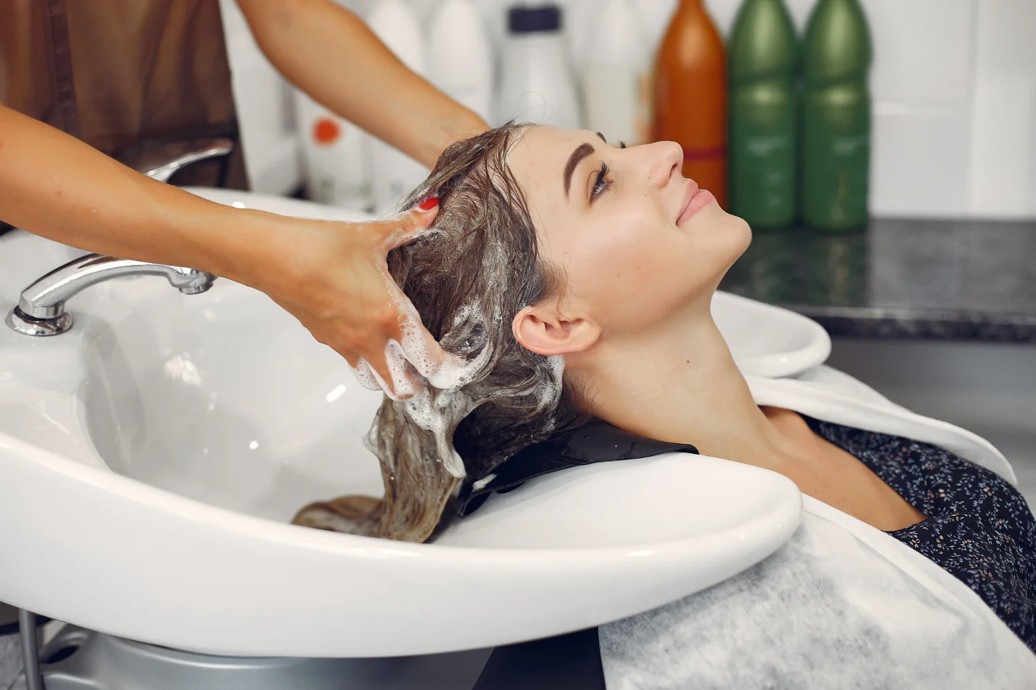 The magic of keratin treatment for irresistibly smooth and frizz-free hair.