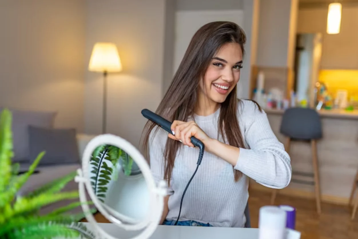 hair smoothening at home